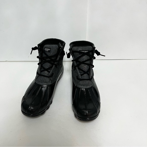 SPERRY TOP-SIDER Black Syren Gulf Cheetah Duck Boot - New In Box - Duplicate - Picture 8 of 16